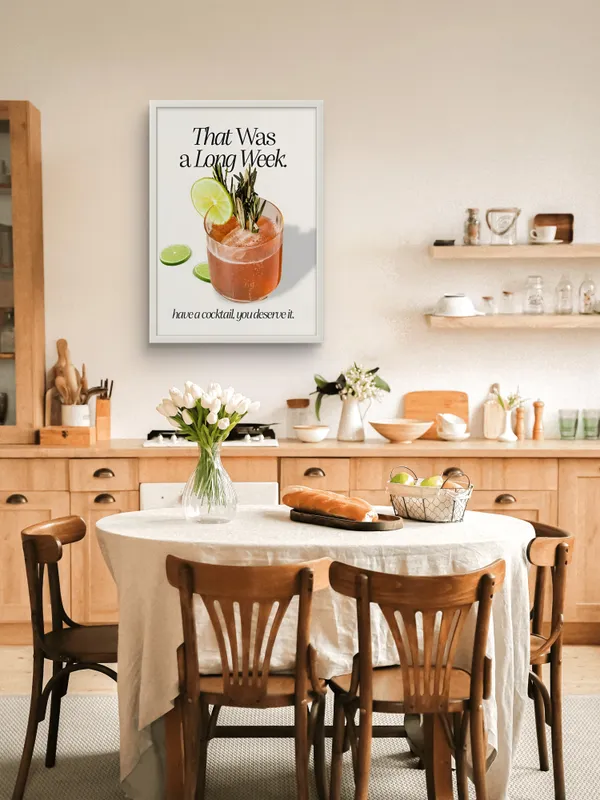 White_Framed_That_Was_A_Long_Week_Fibre_Art_|_For_Home_&_Office_Decor