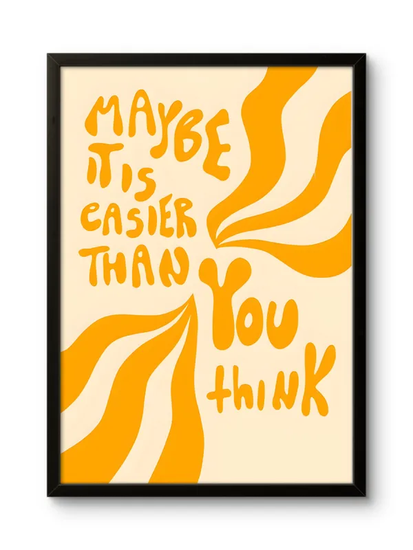 Black_Framed_It'S_Easier_Fibre_Art_|_For_Home_&_Office_Decor
