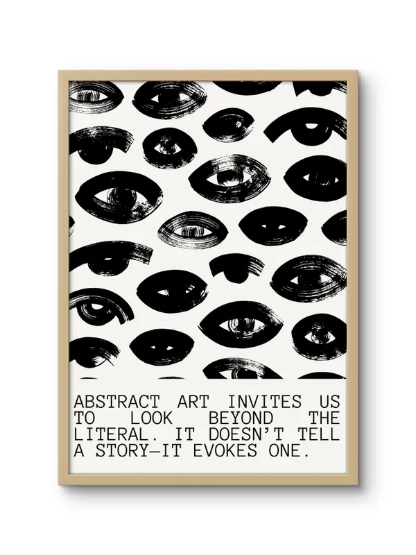 Wooden_Framed_Black_Eyes_Fibre_Art_|_For_Home_&_Office_Decor