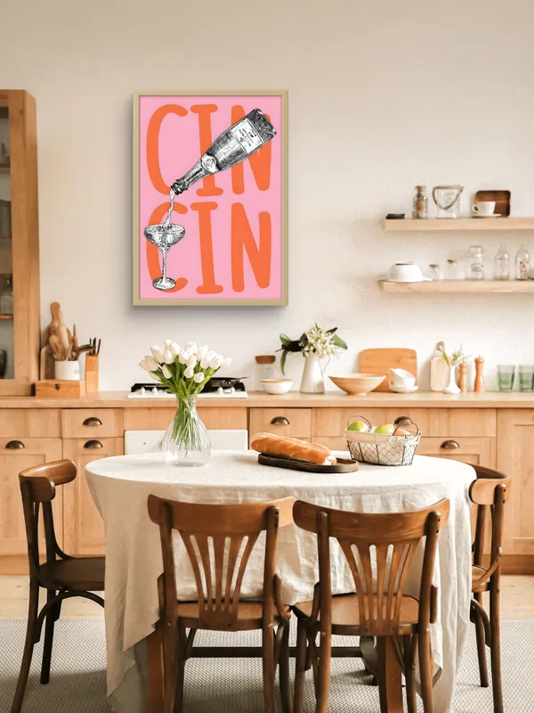Wooden_Framed_Cin_Cin_Fibre_Art_|_For_Home_&_Office_Decor