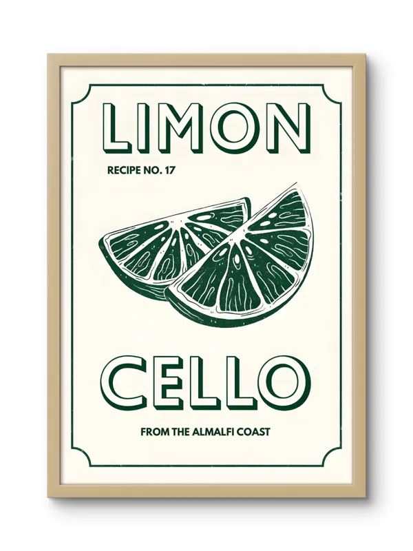 Wooden_Framed_Limon_Cello_Fibre_Art_|_For_Home_&_Office_Decor
