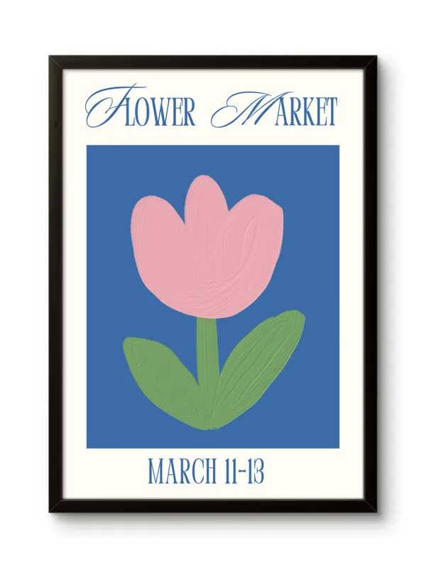 Black_Framed_Pink_Petals_Fibre_Art_|_For_Home_&_Office_Decor