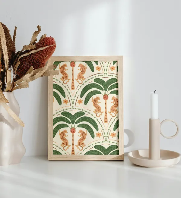 Wooden_Framed_Lion_Fibre_Art_|_For_Home_&_Office_Decor