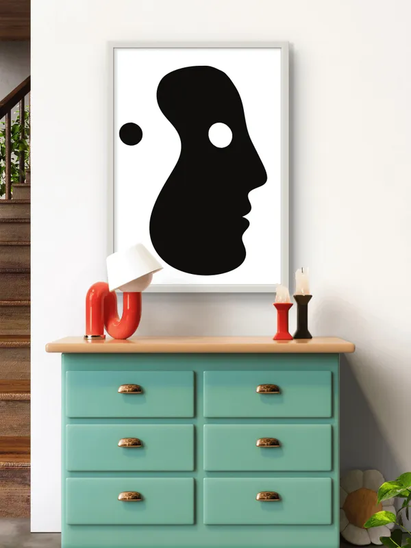 White_Framed_Hole_In_The_Eye_Fibre_Art_|_For_Home_&_Office_Decor