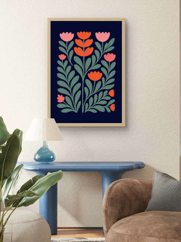 Wooden_Framed_Matisse_Black_Fibre_Art_|_For_Home_&_Office_Decor