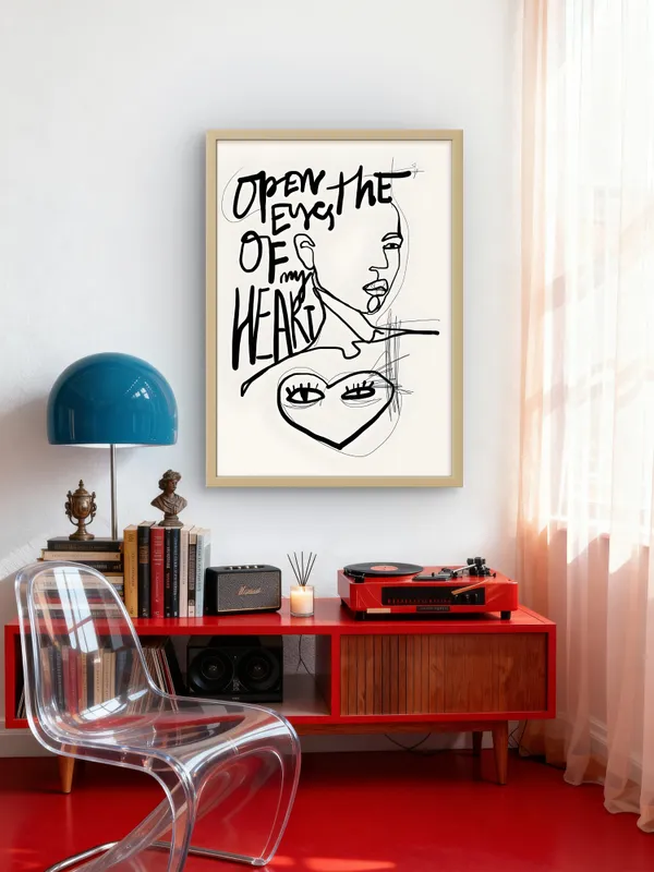Wooden_Framed_Open_The_Eyes_Of_My_Heart_Fibre_Art_|_For_Home_&_Office_Decor
