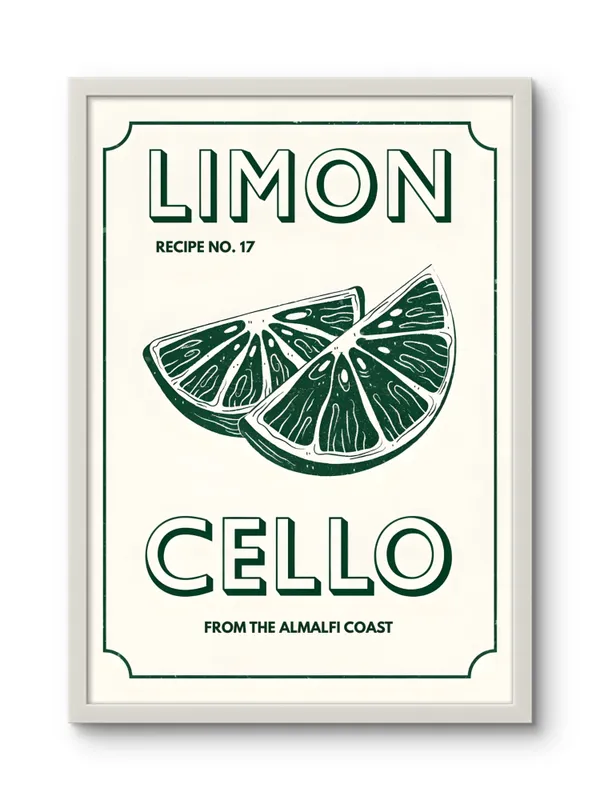 White_Framed_Limon_Cello_Fibre_Art_|_For_Home_&_Office_Decor