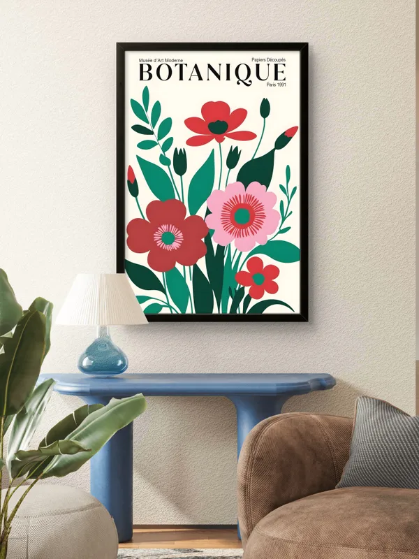 Black_Framed_Botanique_Fibre_Art_|_For_Home_&_Office_Decor