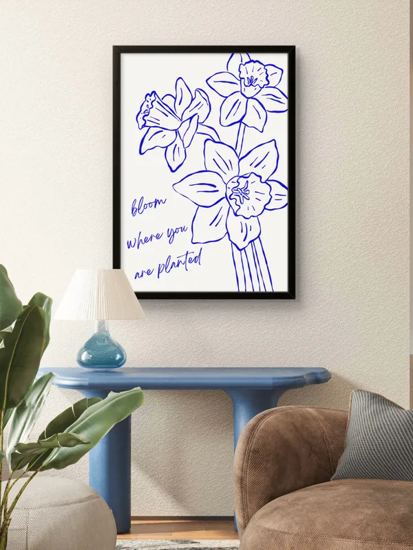Black_Framed_Gold_Roses_Fibre_Art_|_For_Home_&_Office_Decor