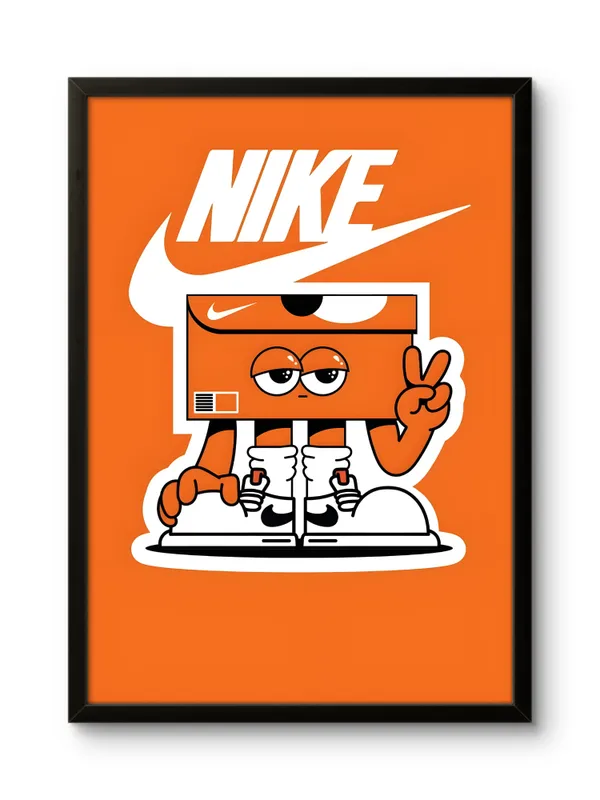 Black_Framed_Nike_Fibre_Art_|_For_Home_&_Office_Decor