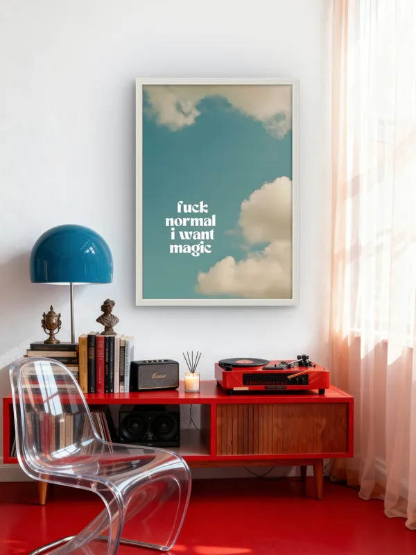 White_Framed_Fuck_Normal_Fibre_Art_|_For_Home_&_Office_Decor