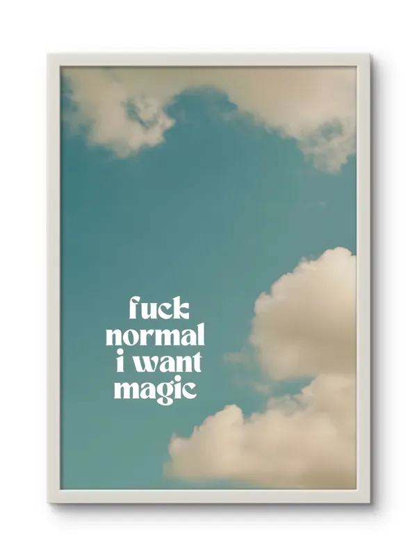 White_Framed_Fuck_Normal_Fibre_Art_|_For_Home_&_Office_Decor