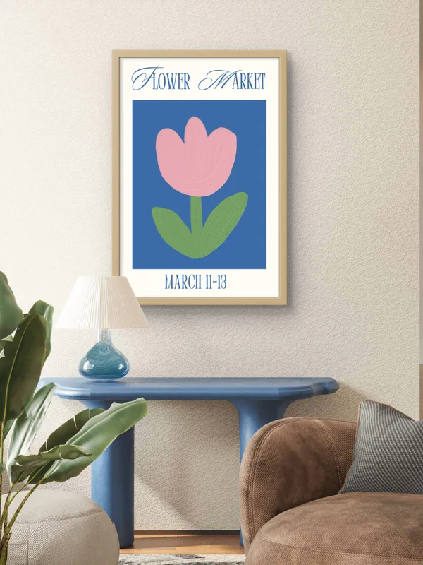 Wooden_Framed_Pink_Petals_Fibre_Art_|_For_Home_&_Office_Decor