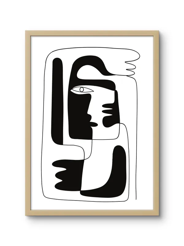 Wooden_Framed_Hands_on_my_Face_Fibre_Art_|_For_Home_&_Office_Decor