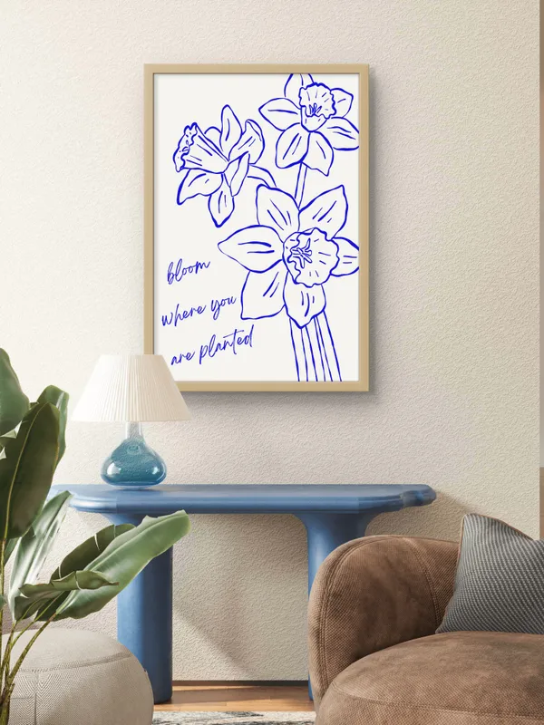 Wooden_Framed_Gold_Roses_Fibre_Art_|_For_Home_&_Office_Decor