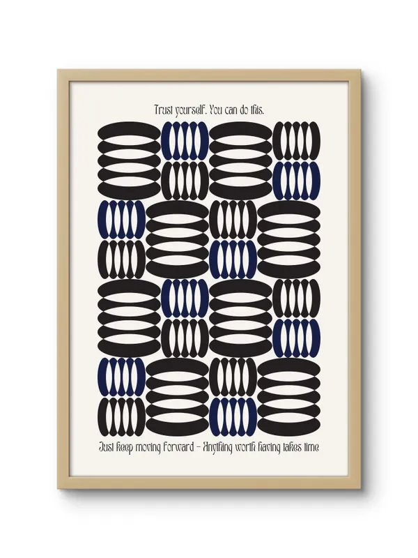 Wooden_Framed_Abstract_Keep_Moving_Fibre_Art_|_For_Home_&_Office_Decor