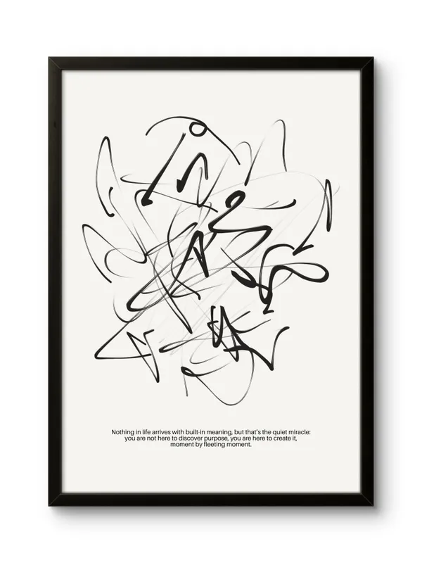 Black_Framed_Quiet_Miracle_Fibre_Art_|_For_Home_&_Office_Decor