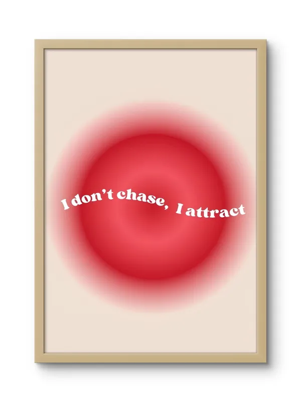 Wooden_Framed_Don'T_Chase,_Attract_Fibre_Art_|_For_Home_&_Office_Decor