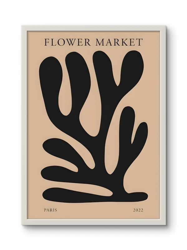 White_Framed_Flower_Market_Fibre_Art_|_For_Home_&_Office_Decor