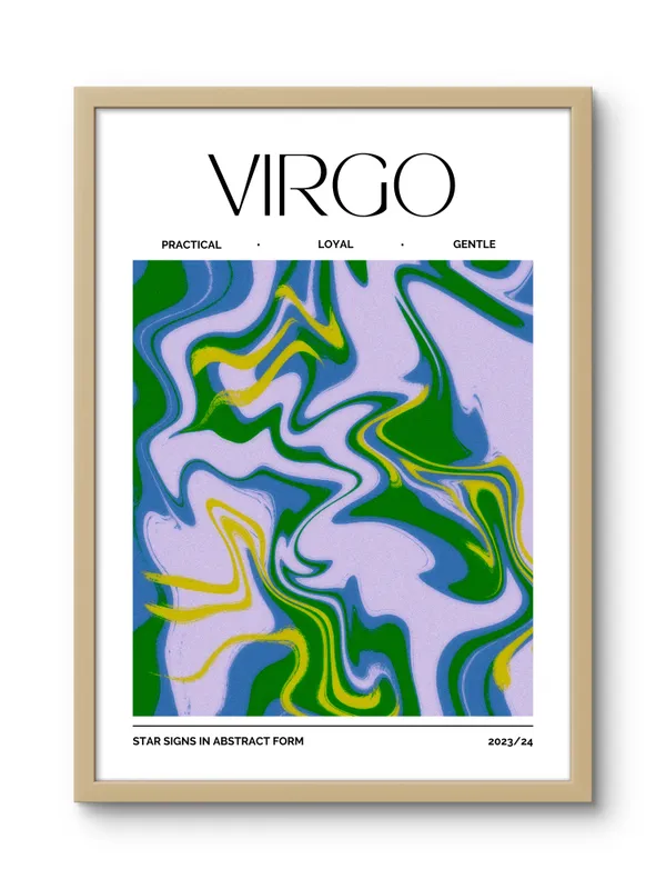Wooden_Framed_Virgo_Sunshine_Fibre_Art_|_For_Home_&_Office_Decor