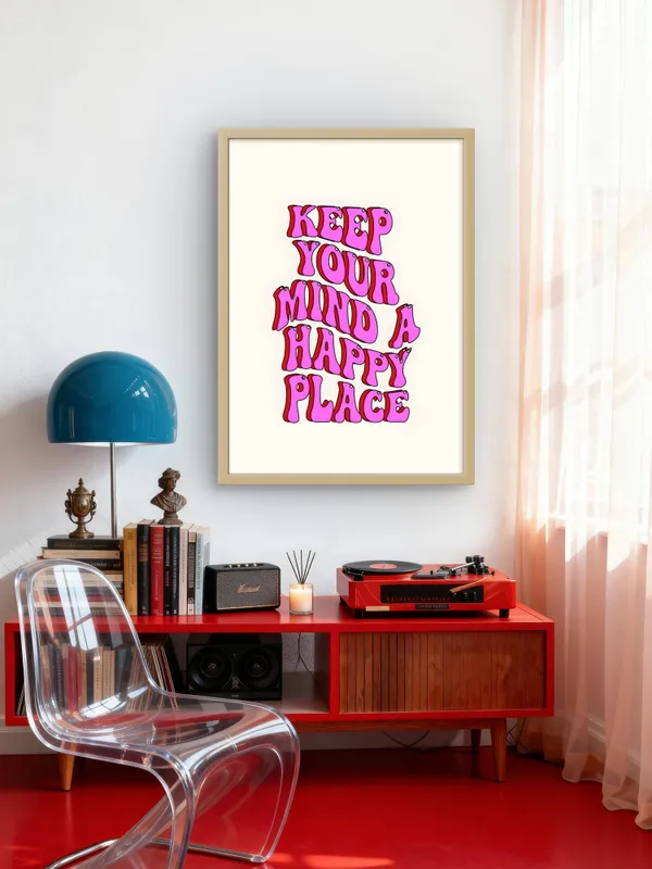Wooden_Framed_A_Happy_Place_Fibre_Art_|_For_Home_&_Office_Decor