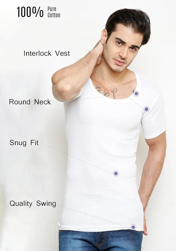 Hero_Round_Neck_With_Sleeve_Cotton_Vest_Combopack_Of_3_For_Men_Size_100%_Combed_Cotton_Stretchable_&_Breathable_Comfortable_Fit_Ideal_Summer_Innerwear