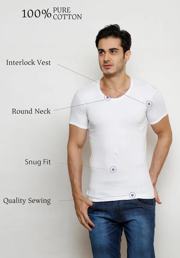 Prince_Super_Deluxe_Round_Neck_With_Sleeve_Cotton_Men's_Vest_Combo_Pack_Of_2_Feather_Soft_100%_Combed_Cotton_Snug_Fit_Quality_Stitching_Moisture_Absorbing_&_Breathable