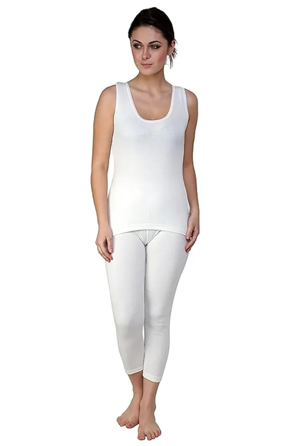 Women's_Sleeveless_Full_Set_Thermal_Wear_Top_&_Bottom_Set_For_Winter_Warmth_Heat_Retaining_Fabric_Ideal_Foraying_Lightweight_And_Comfortable_Fit_Cold_Weather_Protection