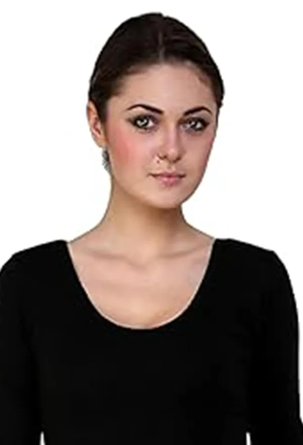Women's_3/4th_length_Sleeves_Full_Set_Thermal_Wear_Top_&_Bottom_Set_For_Winter_Warmth_Heat_Retaining_Fabric_Lightweight_And_Comfortable_Fit_Cold_Weather_Protection