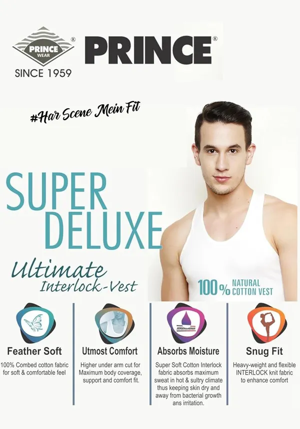 Prince_Super_Deluxe_Round_Neck_Cotton_Men's_Vest_Combo_Pack_Of_5_Feather_Soft_100%_Combed_Cotton_Snug_Fit_Quality_Stitching_Moisture_Absorbing_&_Breathable