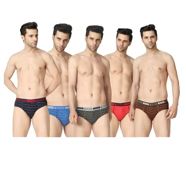 Prince_Men_Cotton_Brief-X_Pack_of_5_|_Color_-_Navy_Blue,_Royal_Blue,_Military_green,_Red,_Brown
