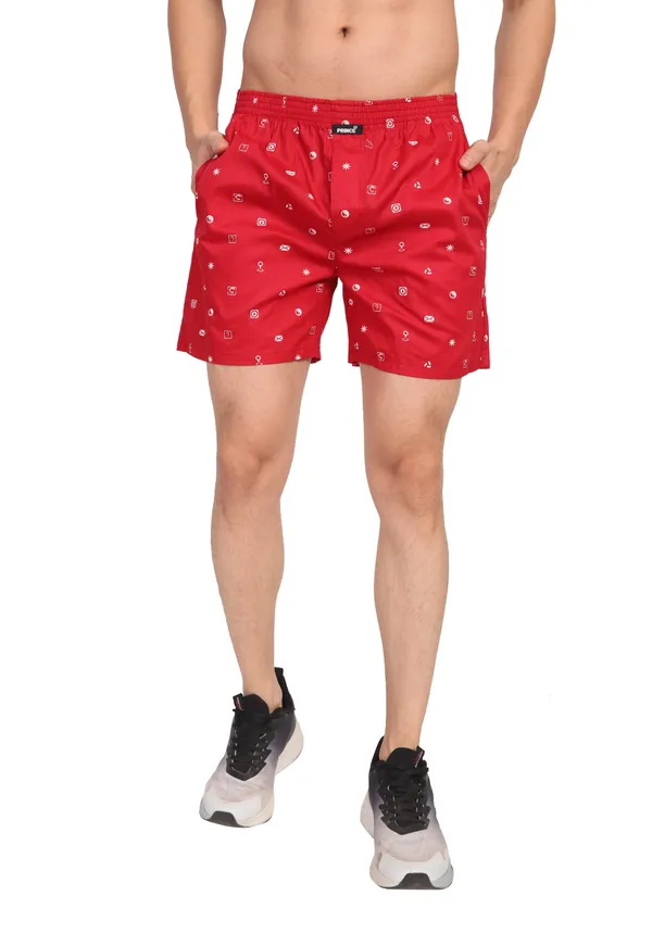 Prince_Men's_Boxer_Printed_Shorts_Pack_of_1_?_Colorful_&_Fun_Graphic_Design_?_Size_M_?_Comfortable_Cotton_Boxer_Shorts_for_Men_?_Perfect_for_Casual_Wear_and_Lounge