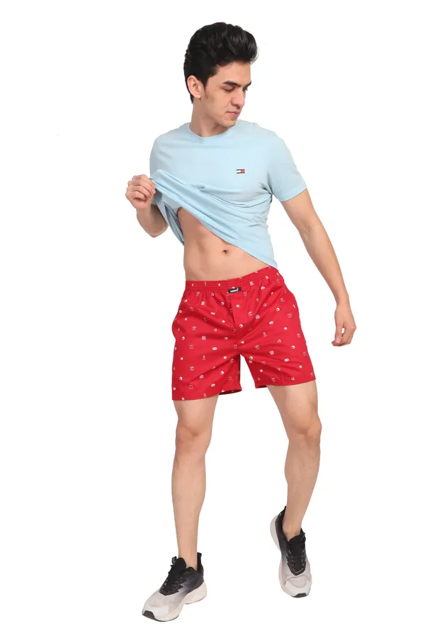 Prince_Men's_Boxer_Printed_Shorts_Pack_of_1_?_Colorful_&_Fun_Graphic_Design_?_Size_M_?_Comfortable_Cotton_Boxer_Shorts_for_Men_?_Perfect_for_Casual_Wear_and_Lounge