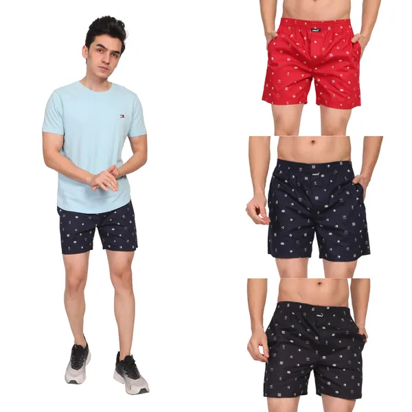 Prince_Men's_Boxer_Printed_Shorts_Pack_of_2_?_Colorful_&_Fun_Graphic_Design_?_Size_M_?_Comfortable_Cotton_Boxer_Shorts_for_Men_?_Perfect_for_Casual_Wear_and_Lounge
