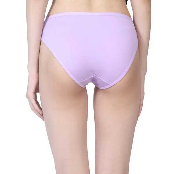 Prince_Plain_Panties_for_Women_|_100%_Combed_Cotton_&_Lycra_Fabric_|_Anti-Bacterial_Panty-_Briefs_for_Women_|Pack_of_6,_Full_Coverage_Innerwear_No_Marks_Waistband_Multicolor