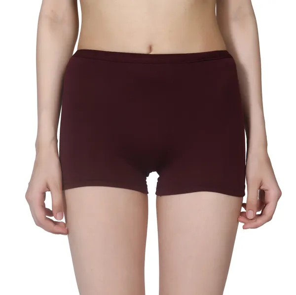 Prince_Plain_Shorty_for_Women_|_100%_Combed_Cotton_&_Lycra_Fabric_|_Anti-Bacterial_Shorty-_Shorty_for_Women_|Pack_of_6,_Full_Coverage_Innerwear_No_Marks_Waistband_Multicolor