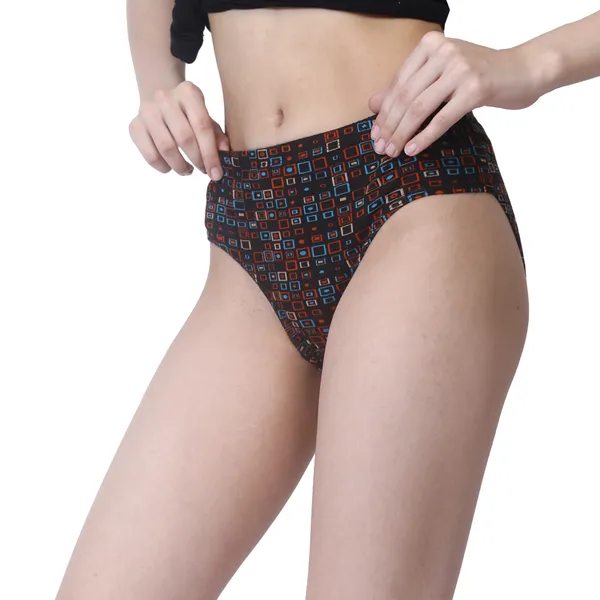 Prince_Printed_Panties_for_Women_|_100%_Combed_Cotton_Fabric_|_Anti-Bacterial_Printed_Panty-_Briefs_for_Women_|Pack_of_6,_Full_Coverage_Innerwear_No_Marks_Waistband_Multicolor