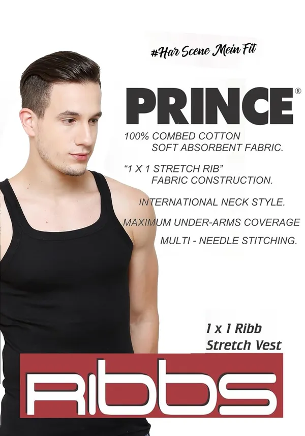 Ribbs_Round_Neck_Sleeveless_Cotton_Vest_Combo_Pack_Of_2_For_Men_100%_Combed_Cotton_Size_Durable_Breathable_Fabric_Seamless_Design_And_Body_contouring_Fit