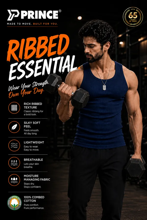 Ribbs_Round_Neck_Sleeveless_Cotton_Vest_Combo_Pack_Of_5_For_Men_100%_Combed_Cotton_Size_Color_Navy_Blue_Durable_Breathable_Fabric_Seamless_Design_And_Bodycontouring_Fit