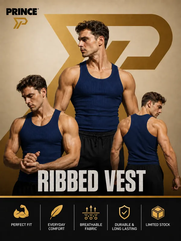 Ribbs_Round_Neck_Sleeveless_Cotton_Vest_Combo_Pack_Of_5_For_Men_100%_Combed_Cotton_Size_Color_Navy_Blue_Durable_Breathable_Fabric_Seamless_Design_And_Bodycontouring_Fit