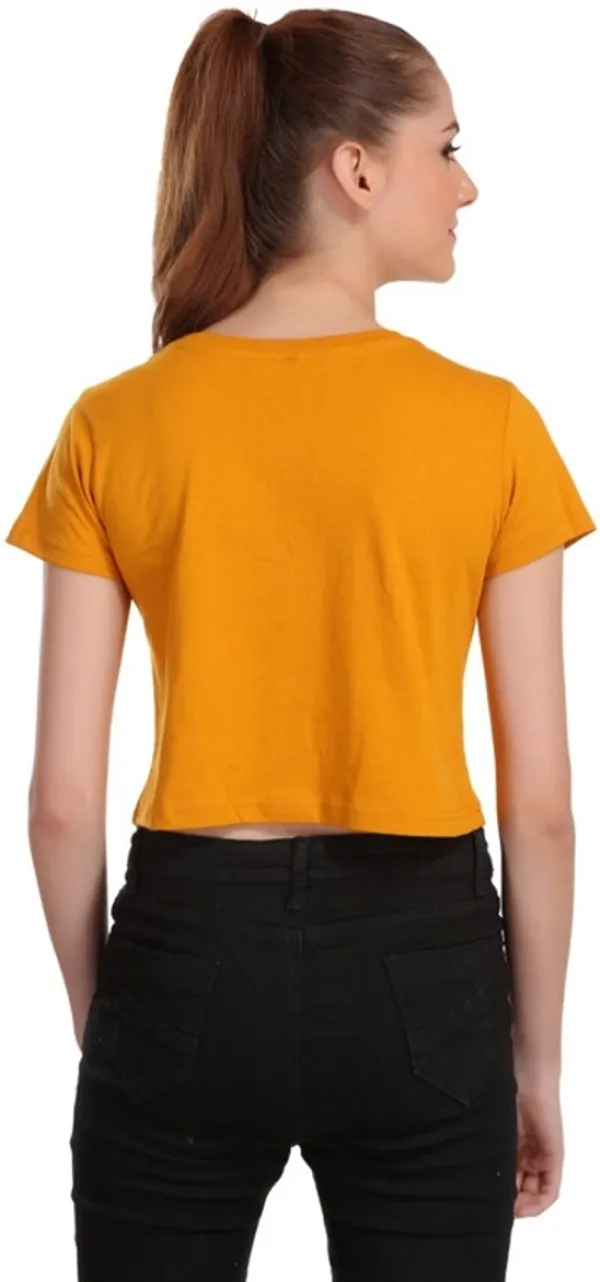 Yellow_Casual_Printed_Pure_Cotton_Crop_Top_For_Women