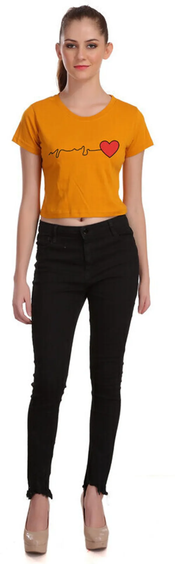 Yellow_Casual_Printed_Pure_Cotton_Crop_Top_For_Women