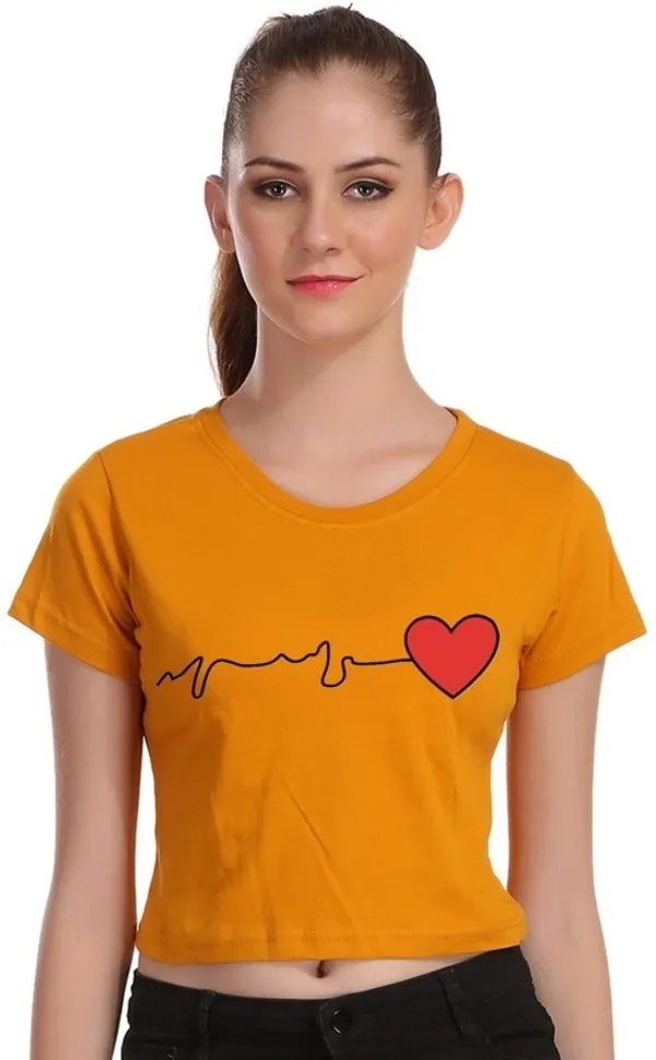 Yellow_Casual_Printed_Pure_Cotton_Crop_Top_For_Women