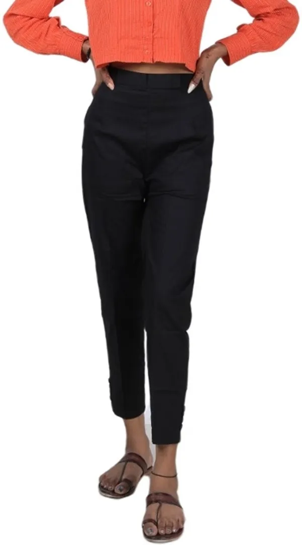 Black_Regular_Casual_Cotton_Blend_Trouser_For_Women