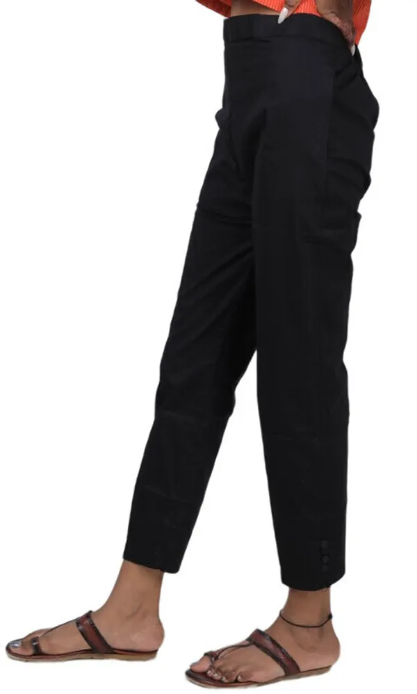 Black_Regular_Casual_Cotton_Blend_Trouser_For_Women