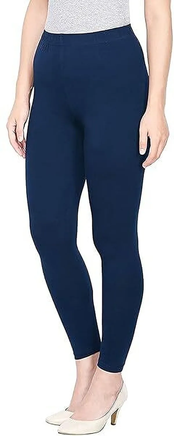Multicolor_Cotton_Blend_Solid_Casual_Ethnic_Wear_Leggings_For_Women