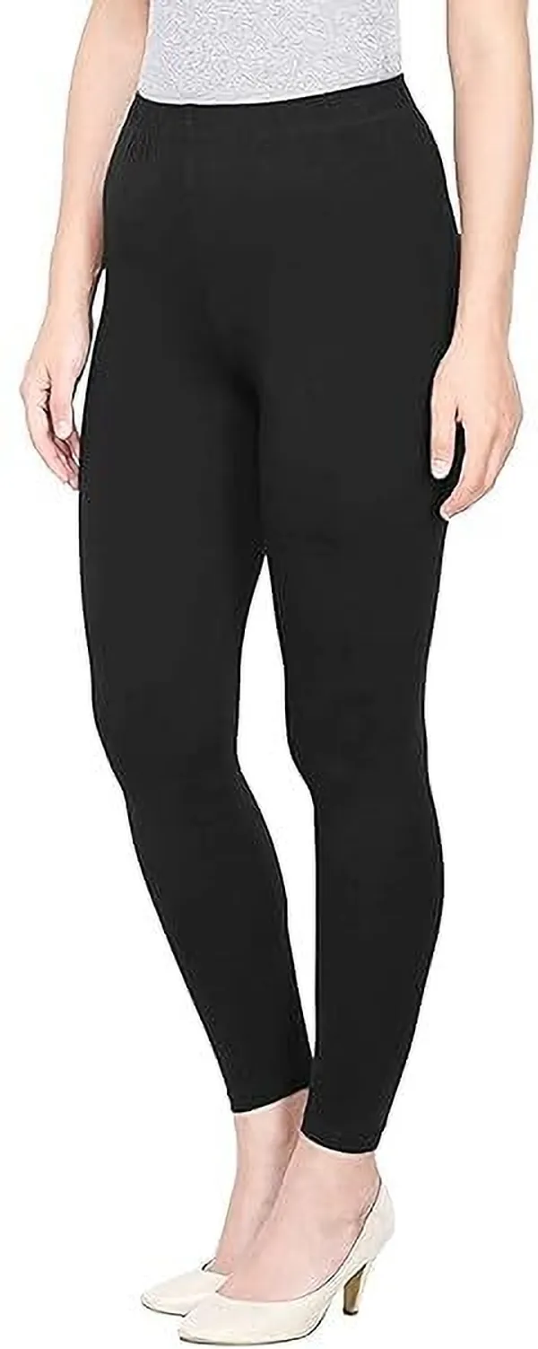 Multicolor_Cotton_Blend_Solid_Casual_Ethnic_Wear_Leggings_For_Women