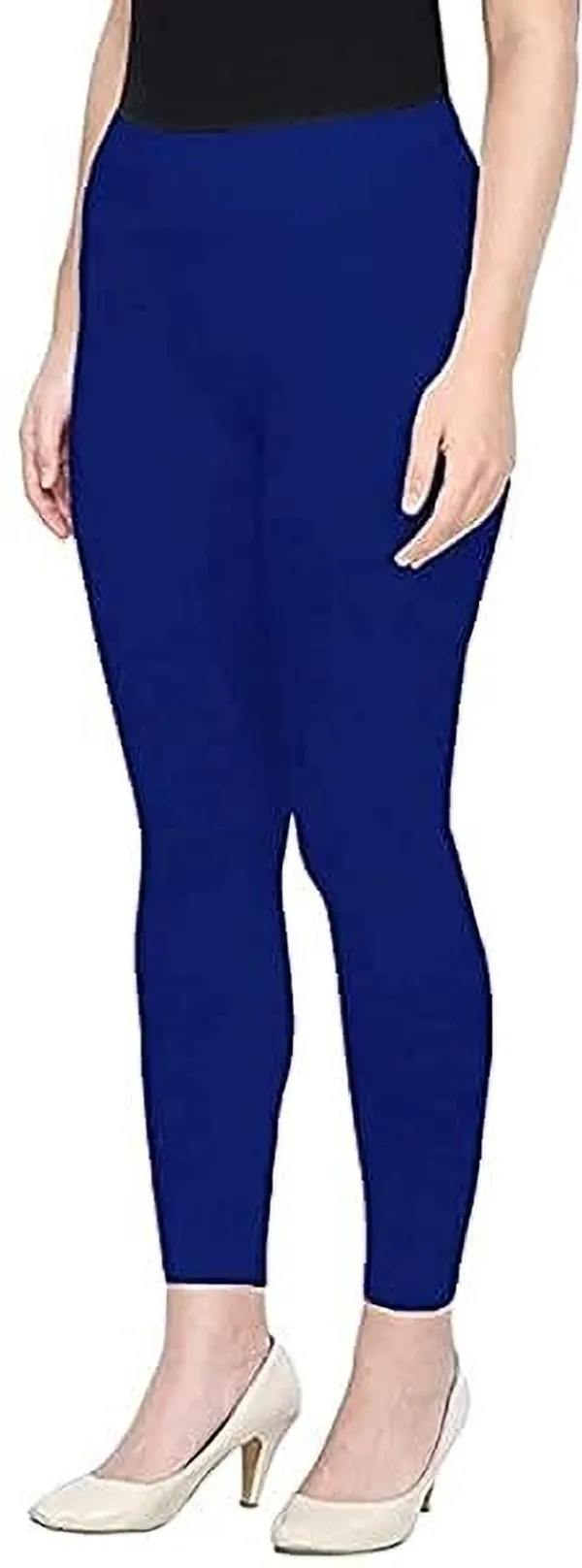 Multicolor_Cotton_Blend_Solid_Casual_Ethnic_Wear_Leggings_For_Women