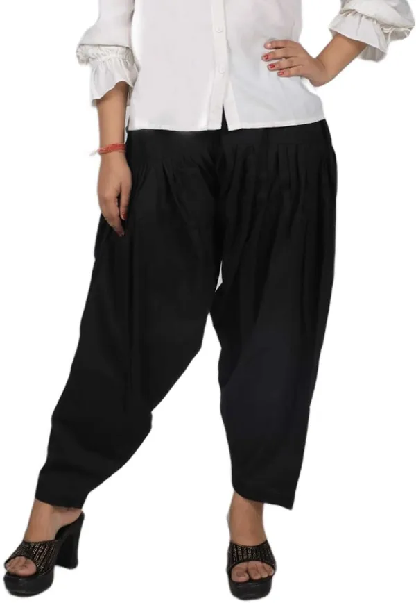 Black_Regular_Pure_Cotton_Solid_Salwar_For_Women