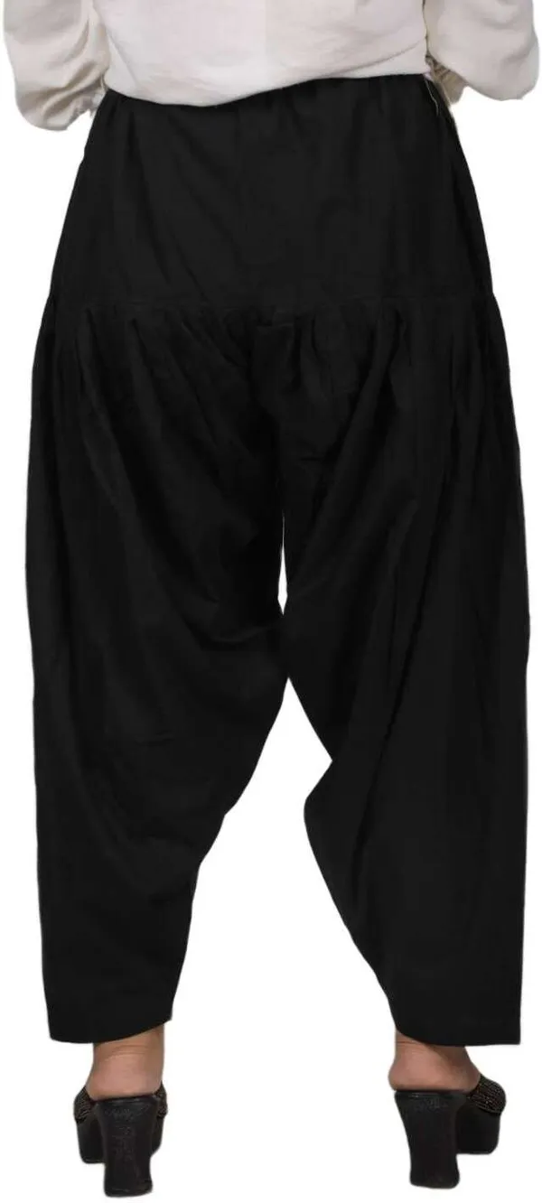 Black_Regular_Pure_Cotton_Solid_Salwar_For_Women